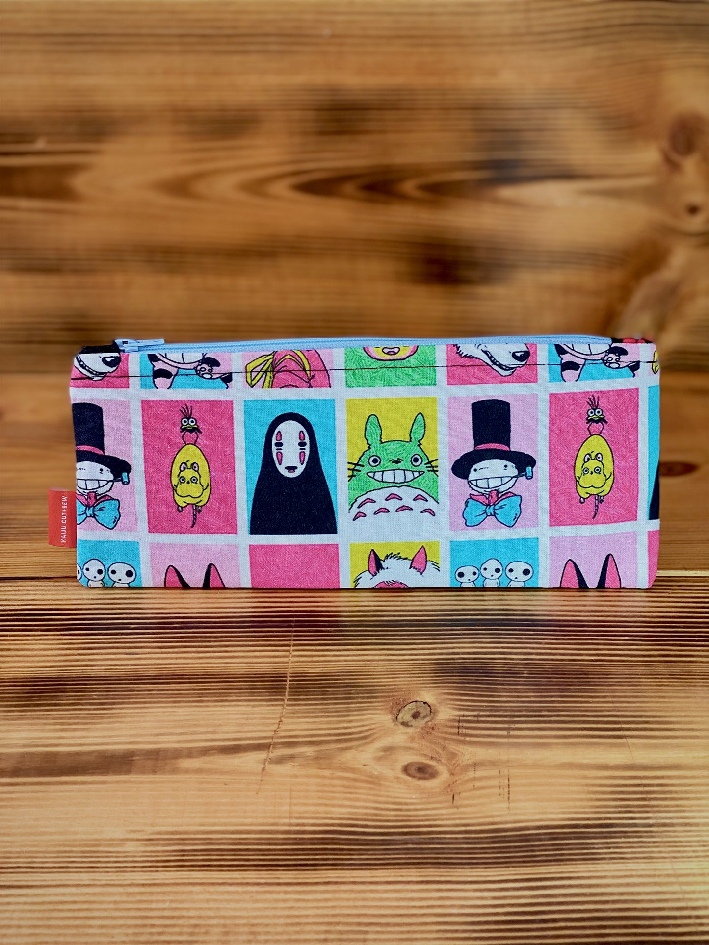 Kaiju Cut and Sew Ghibli Pencil Pouch | Handmade in Austin, TX