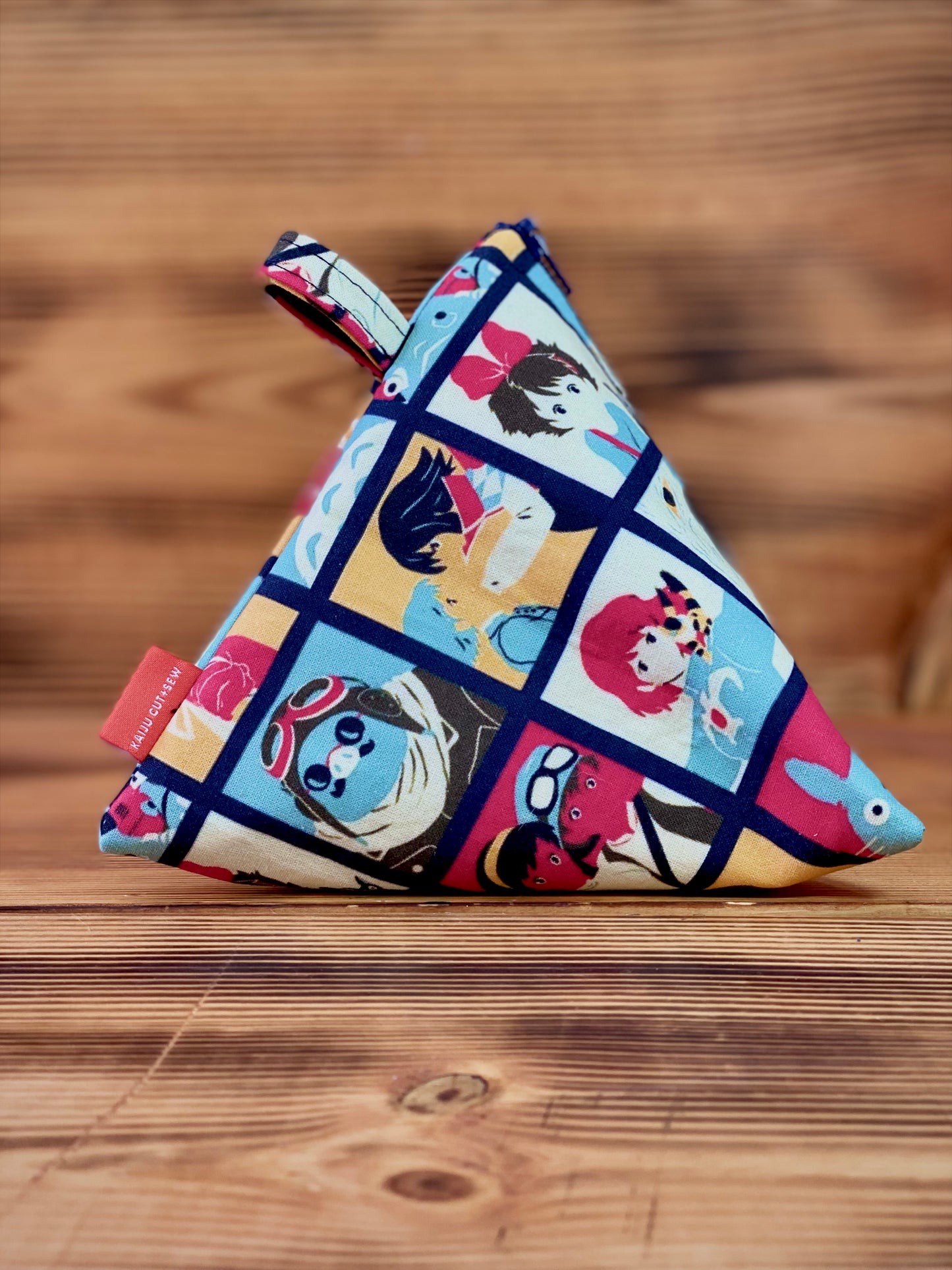 Kaiju Cut and Sew Miyazaki Characters Dicebag | Handmade in Austin, Texas