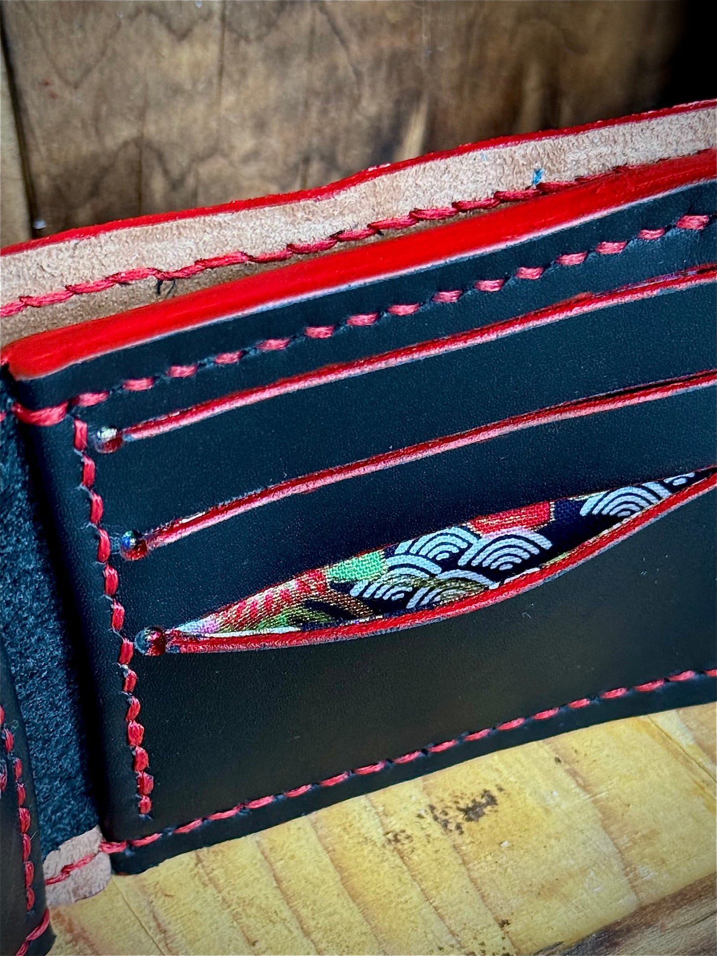 Kaiju Cut and Sew Brown Horween Leather BillFold Wallet | Handmade in Austin, TX