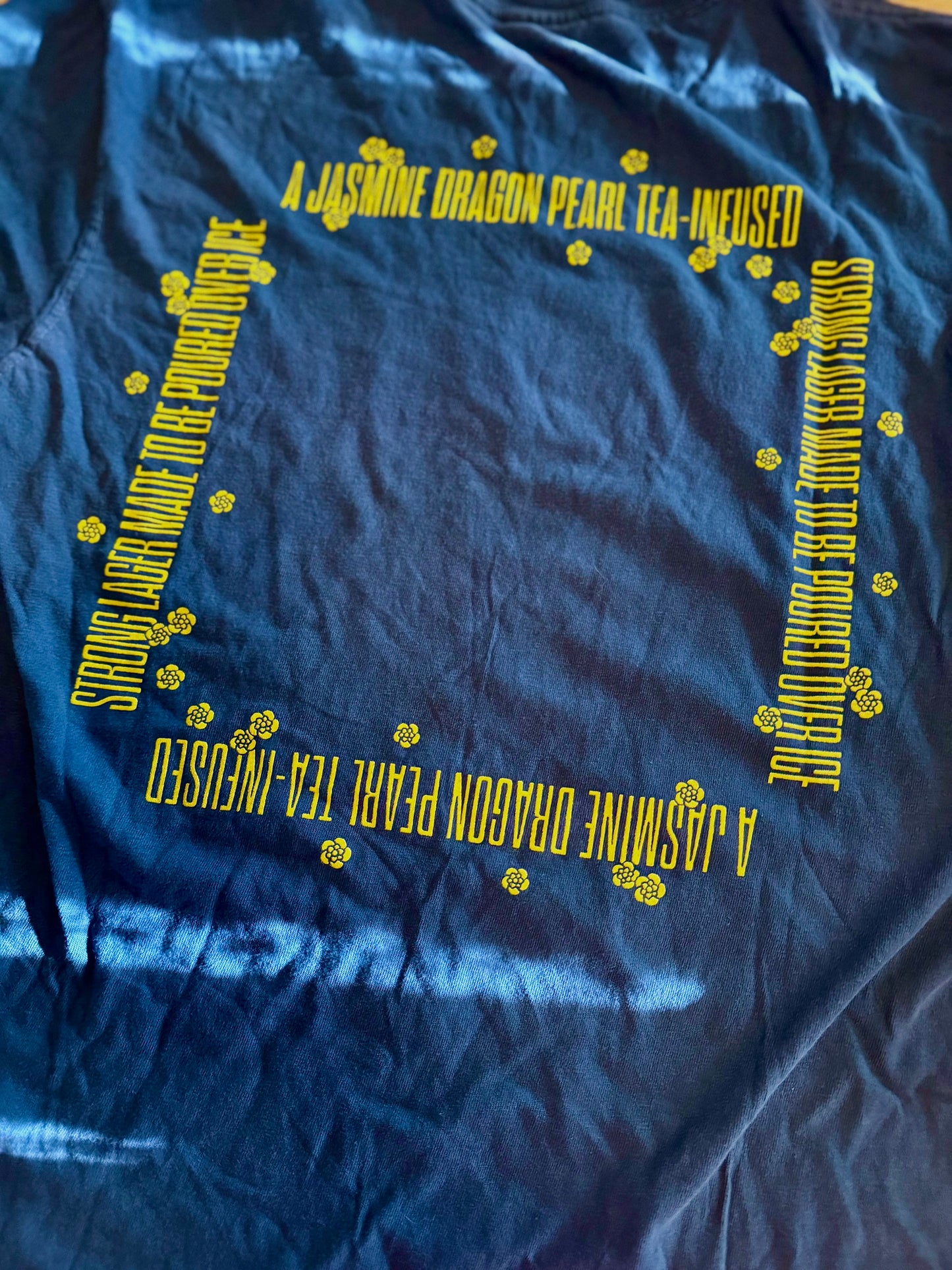 Kaiju Cut and Sew | Screen Printed | Unisex | Comfort Colors Navy | “Eastern Philosophy” T-Shirt