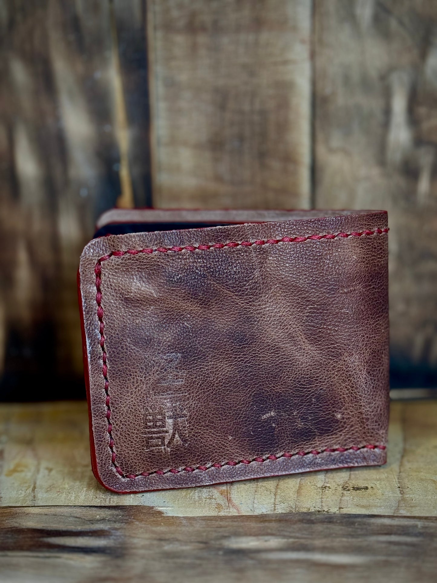 Kaiju Cut and Sew Brown Horween Leather BillFold Wallet | Handmade in Austin, TX